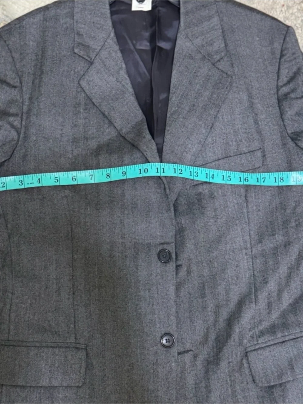 Barneys New York Gray Pinstripe Three-Piece Suit